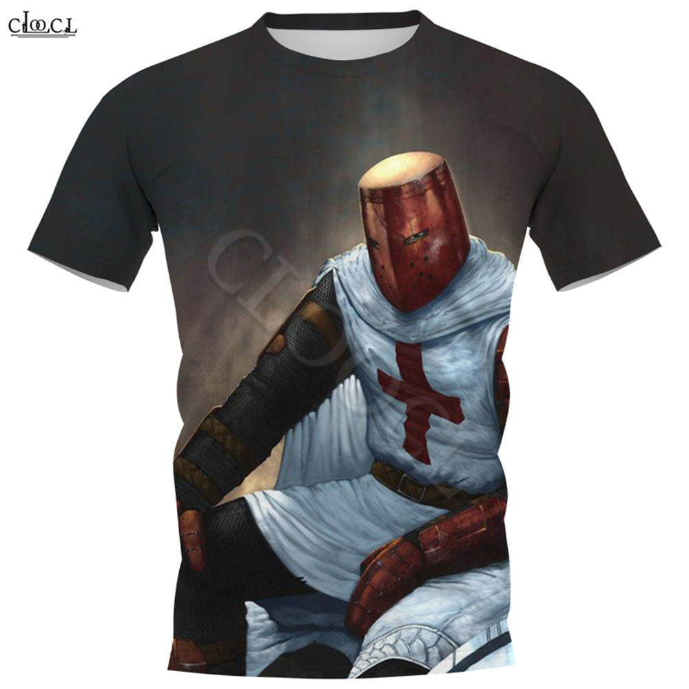 HX Knights Templar T-shirts 3D - Summer Knights Clothing avis et prix