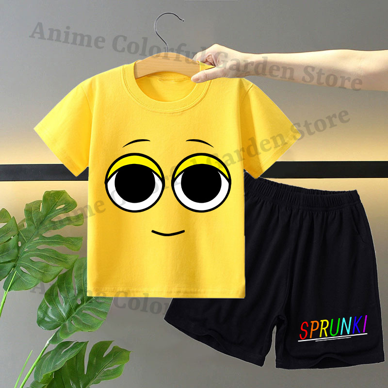Sprunki 2pcs T-shirt and Short - Summer Clothing Set For Girls avis et prix