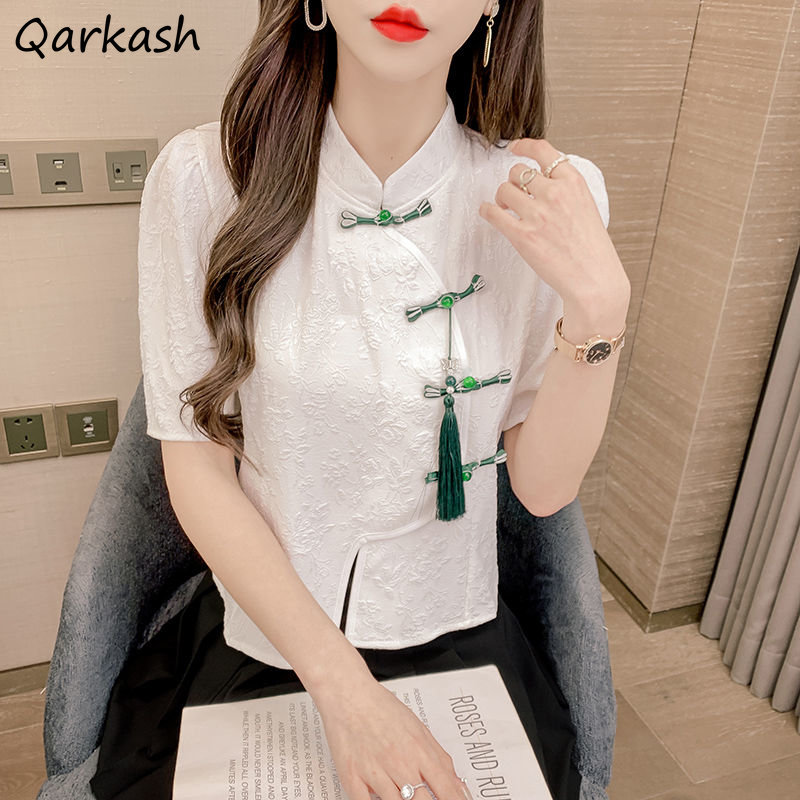Vintage Blouses Women Fashion  - Summer Clothing Aesthetic avis et prix