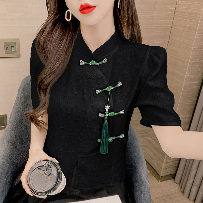 Vintage Blouses Women Fashion  - Summer Clothing Aesthetic avis et prix