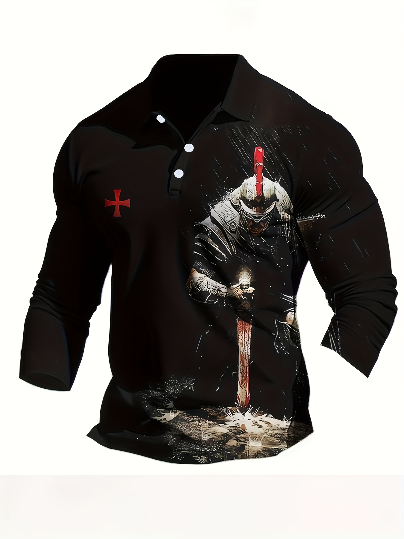 Men's 3D Knights Templar Warri - Summer Knights Clothing avis et prix