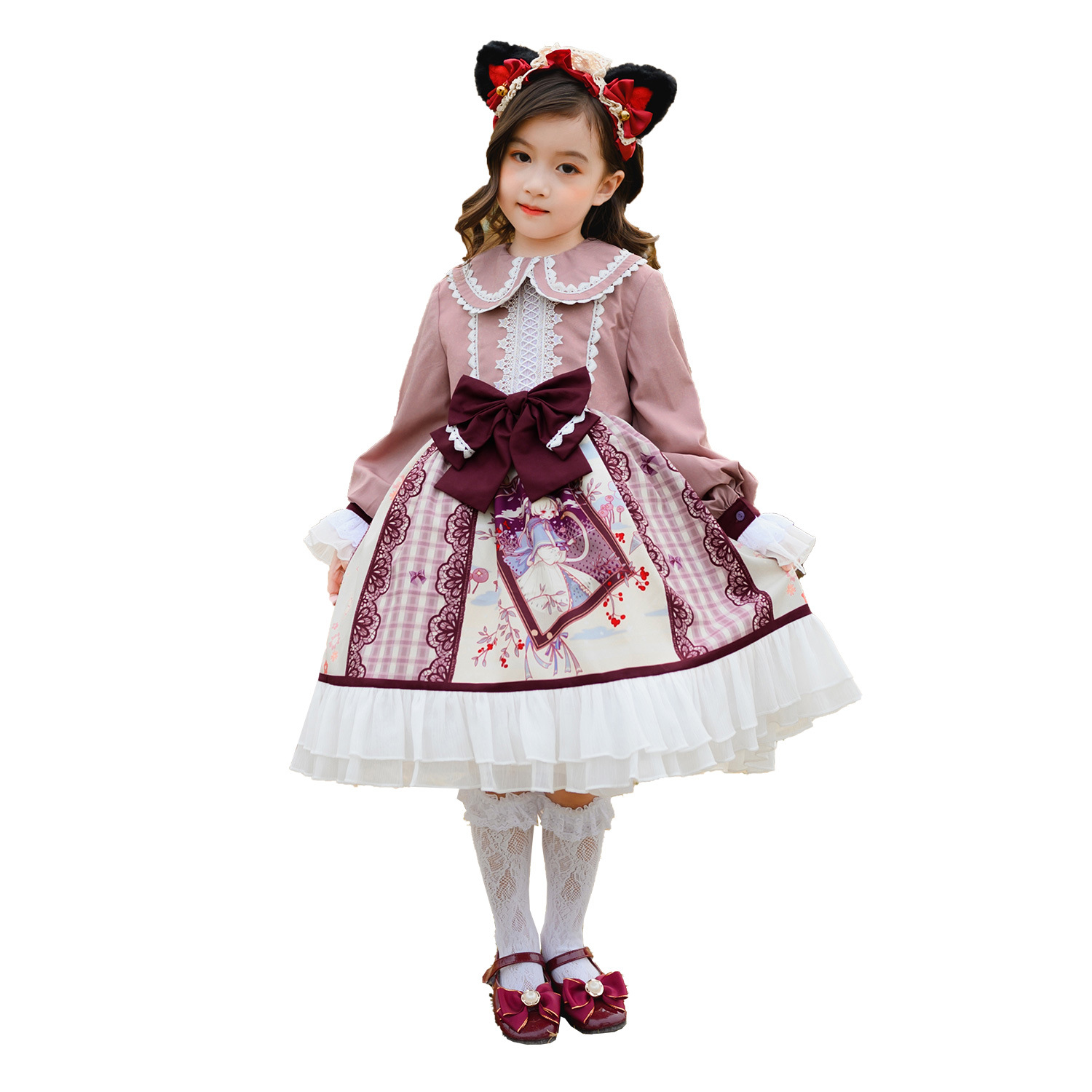 Children's Lolita Clothing Lon - Summer Clothing Set For Girls avis et prix