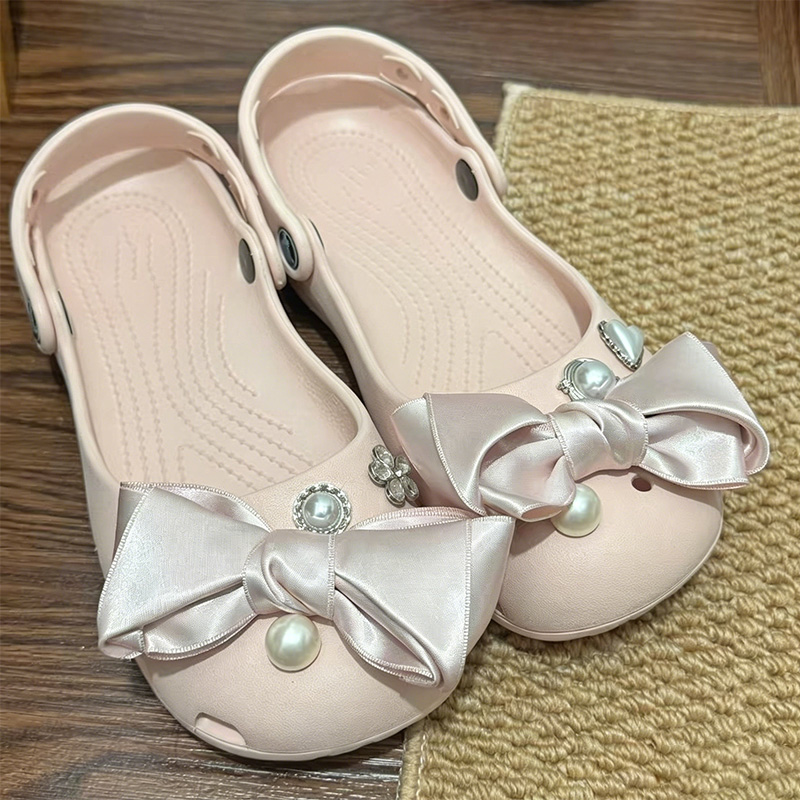 Pink Satin Bowknot Cute Ballet - Summer Clothing Korea avis et prix