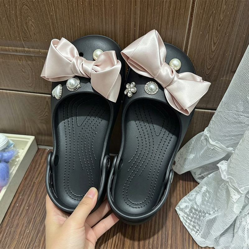 Pink Satin Bowknot Cute Ballet - Summer Clothing Korea avis et prix