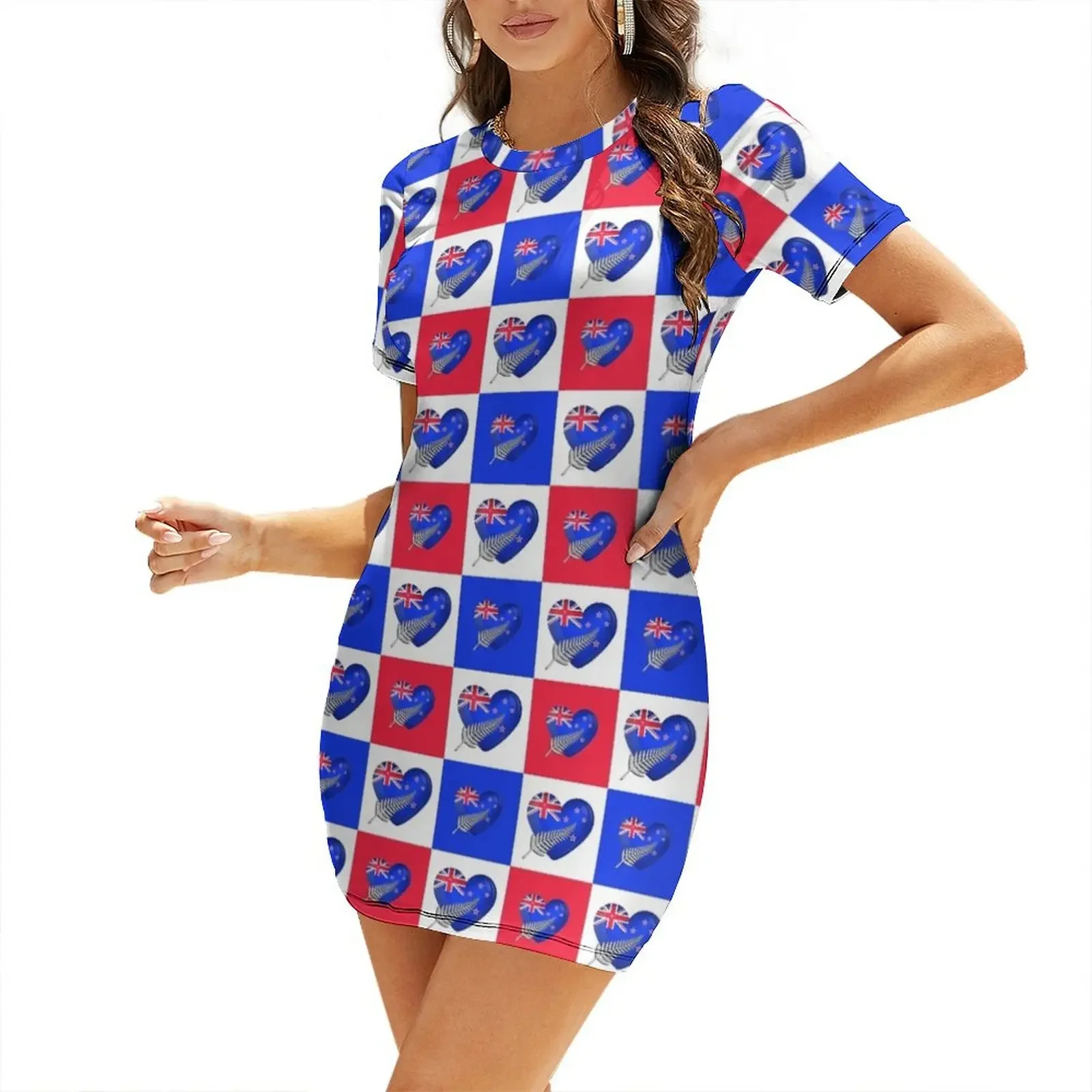 New Zealand NZ Kiwi Heart Flag - Summer Clothing Nz avis et prix
