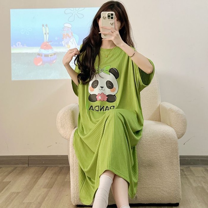 Plus Size Cartoon Sweet Pajama - Summer Clothing Korea avis et prix