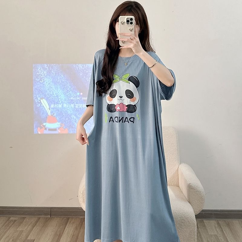 Plus Size Cartoon Sweet Pajama - Summer Clothing Korea avis et prix