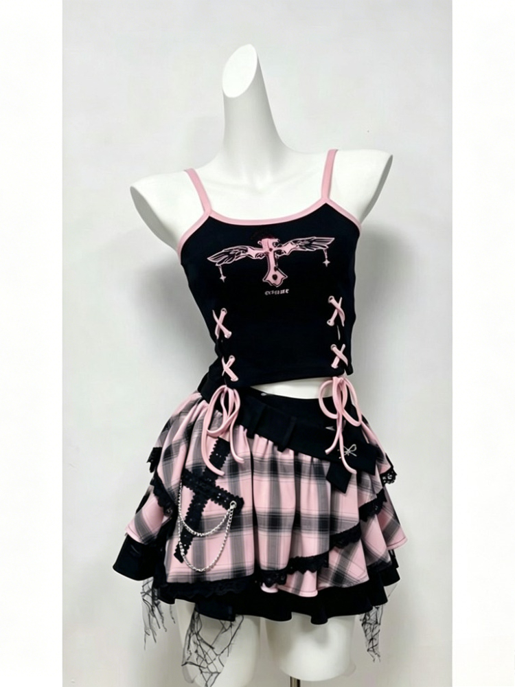Summer Japanese Style 2 Piece  - Summer Clothing Set For Girls avis et prix
