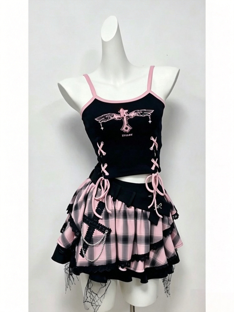 Summer Japanese Style 2 Piece  - Summer Clothing Set For Girls avis et prix