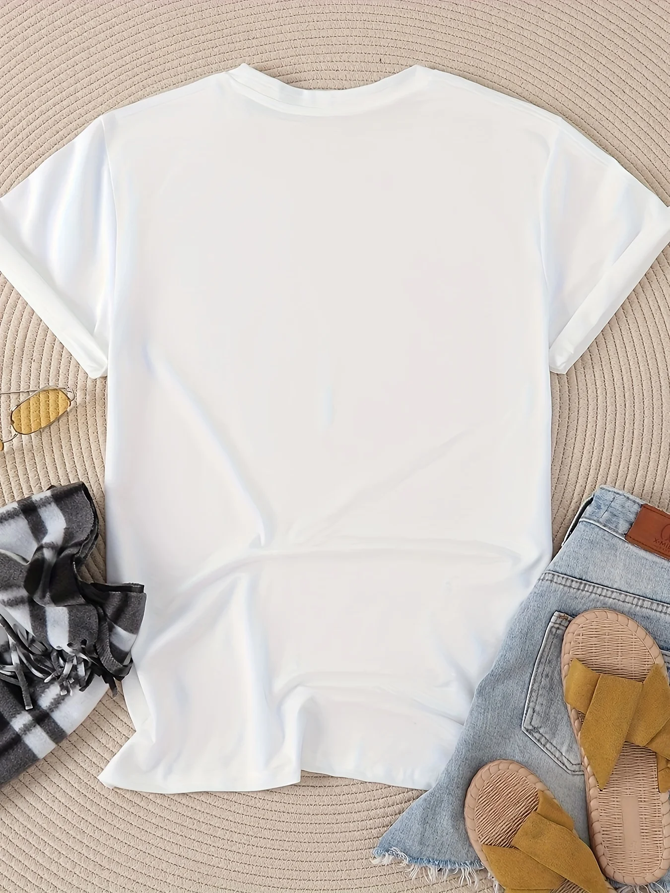 Lemon Print T-shirt Short Slee - Summer Clothing Aesthetic avis et prix