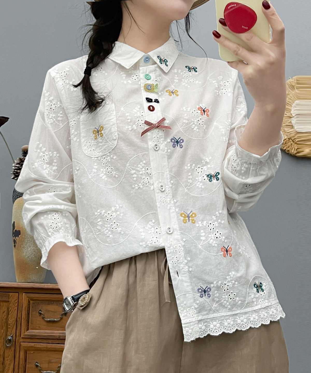 Women's Bohemian Blouse Ethnic - Summer Clothing Japan avis et prix