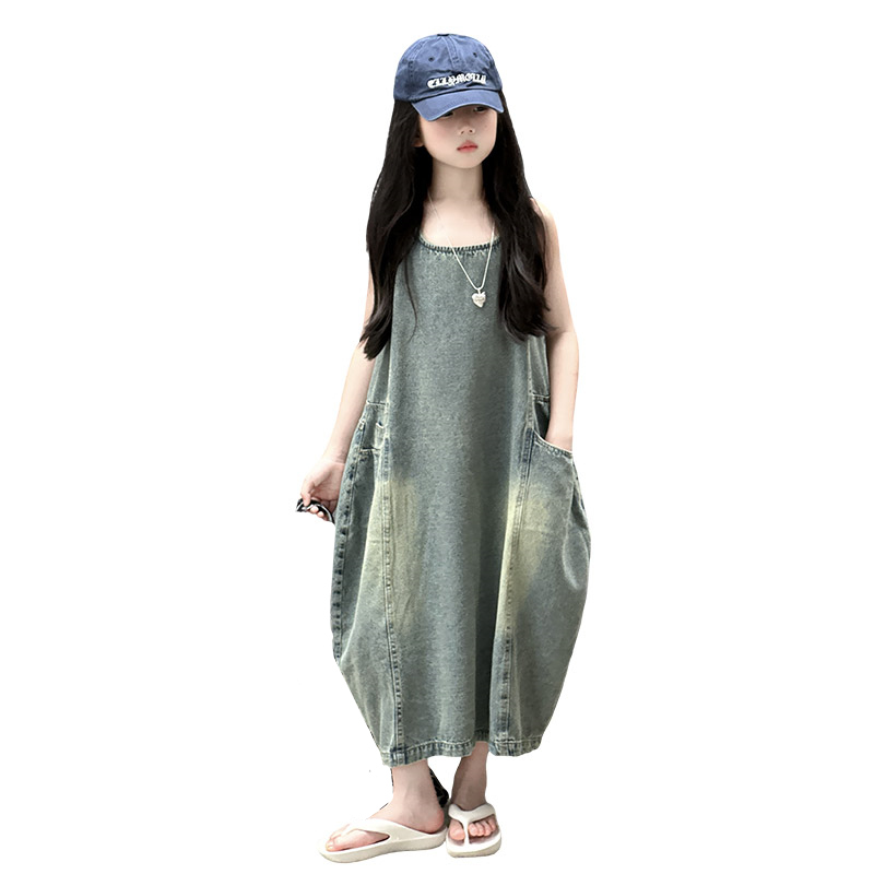 Vintage Blue Children Girls Hi - Summer Clothing Vintage avis et prix