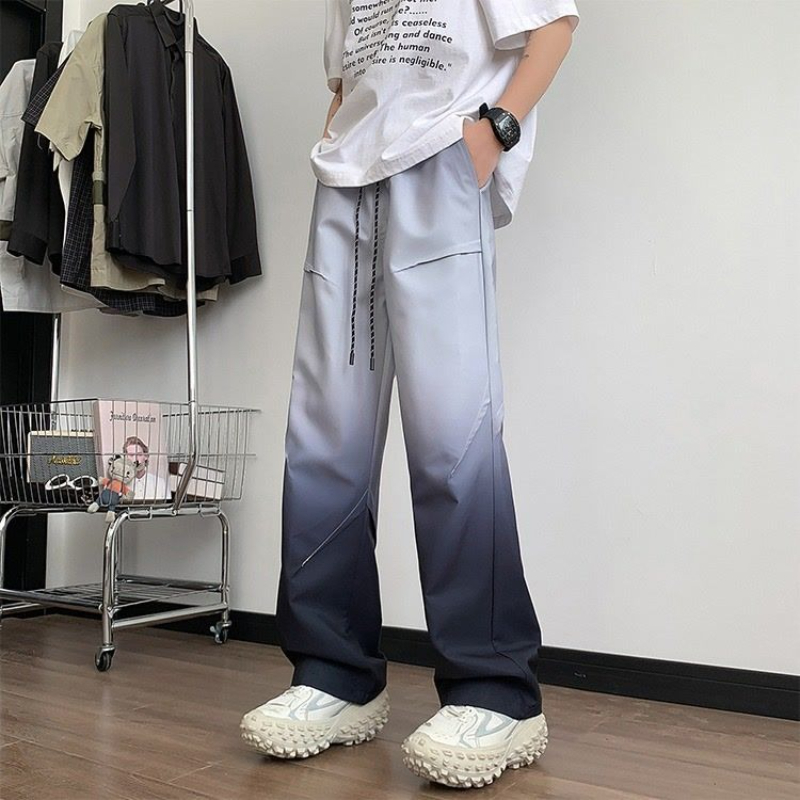 Contrast Color Baggy Men's Cas - Summer Clothing Aesthetic avis et prix