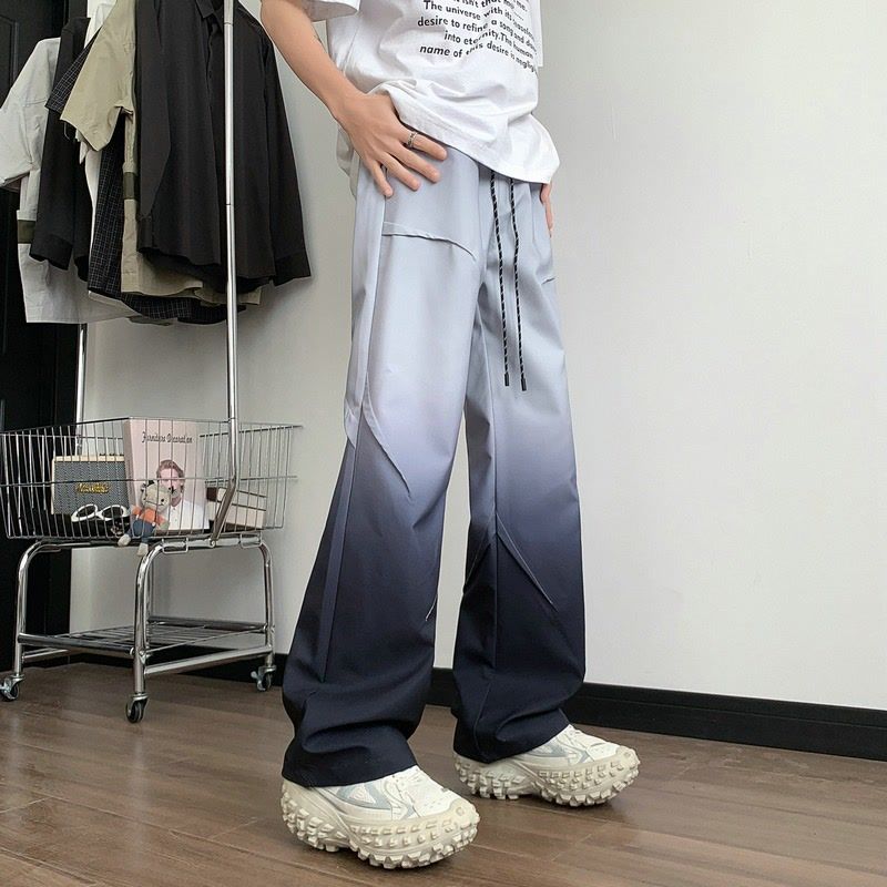 Contrast Color Baggy Men's Cas - Summer Clothing Aesthetic avis et prix