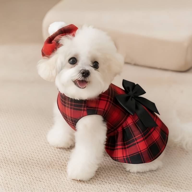 Pet Dog Clothes Plaid Shirt Su - Summer Dog Clothing avis et prix