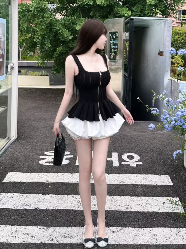 Summer Gothic Hot Girl Slim Sl - Summer Clothing Set For Girls avis et prix