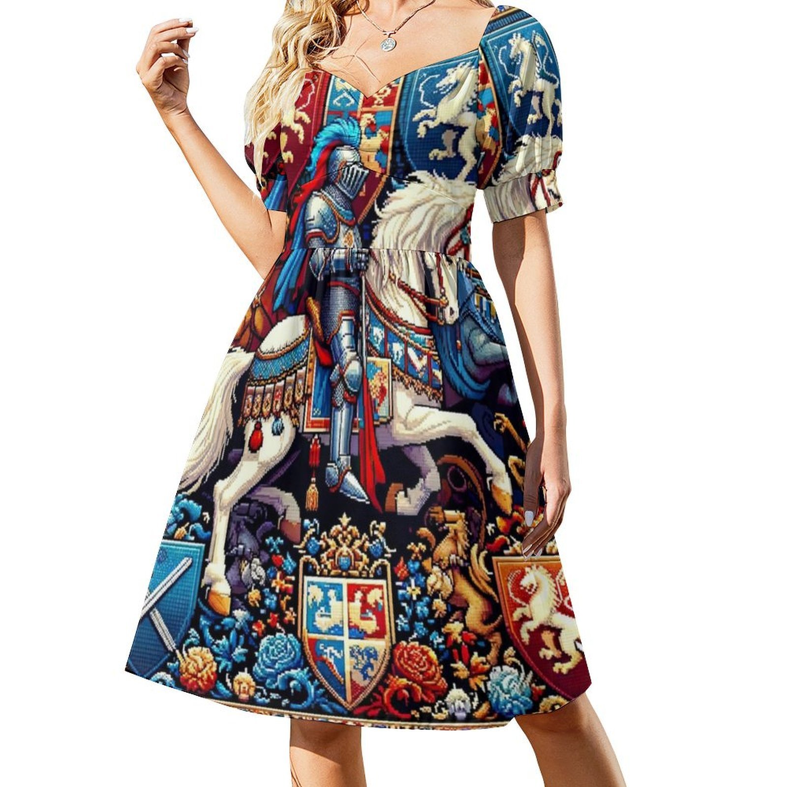 Seamless Pattern Knight Kingdo - Summer Knights Clothing avis et prix