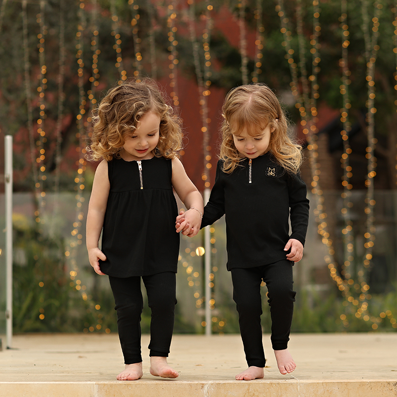 Summer black ribbed family mat - Summer Clothing For Baby Boy avis et prix