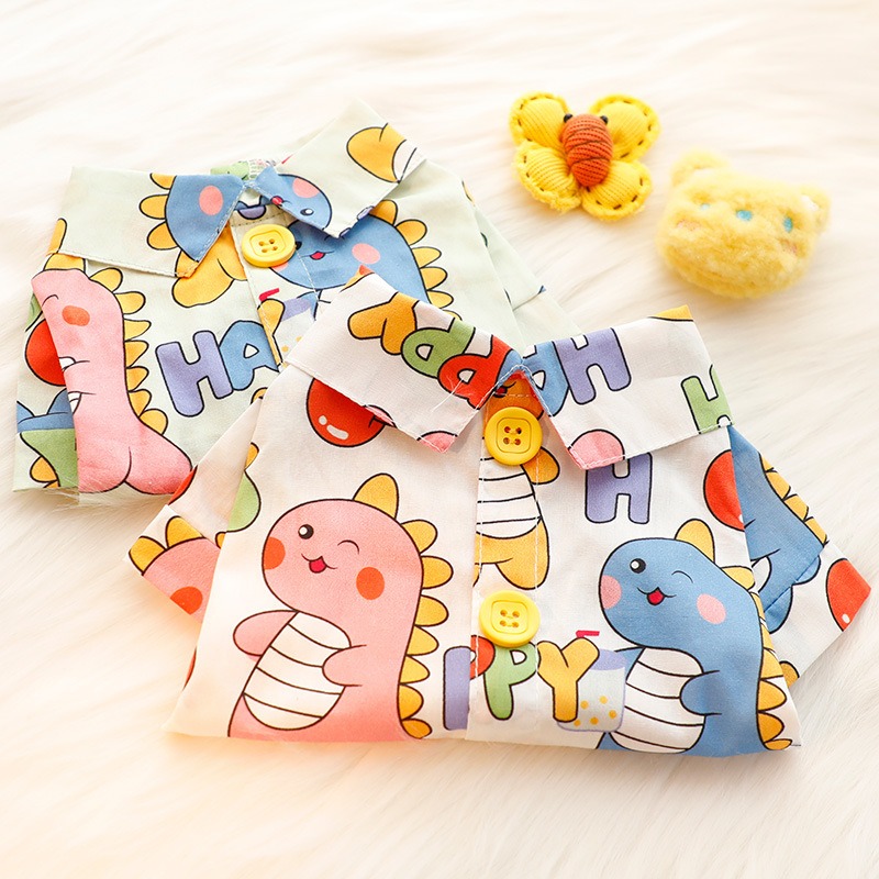 Cartoon Dinosaur Pet Shirt Thi - Summer Dog Clothing avis et prix