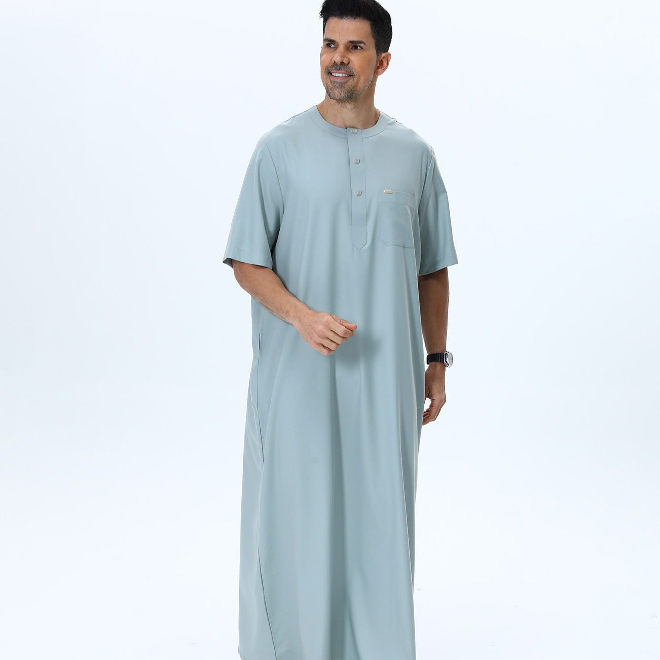 Muslim Men Abaya Kaftan Pakist - Summer Clothing Pakistan avis et prix