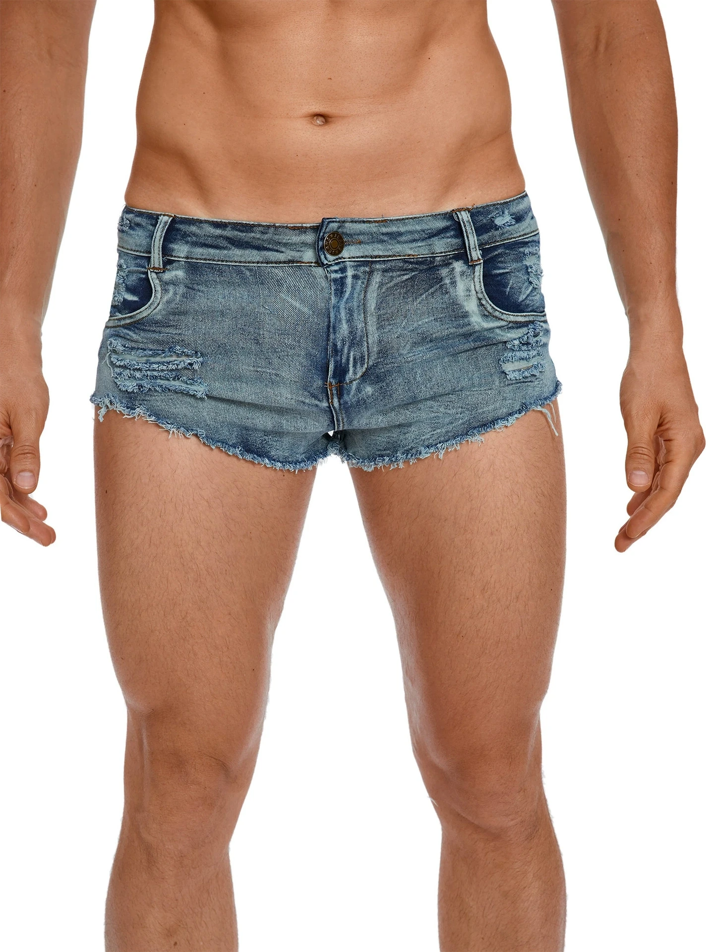 Men's Low Waist Jeans Shorts F - Summer Clothing Vintage avis et prix
