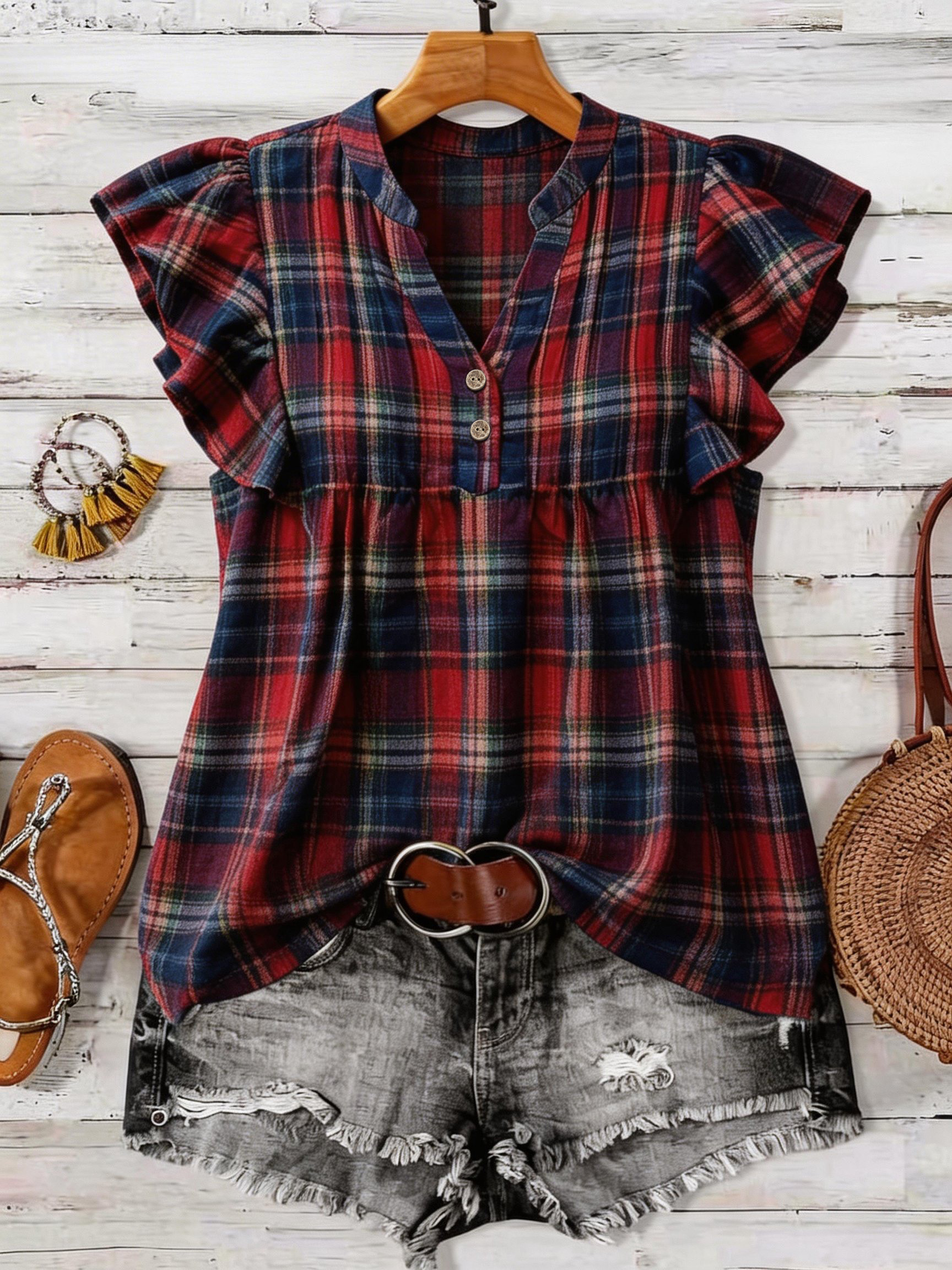 plus Size Retro round Neck Pri - Summer Clothing Vintage avis et prix