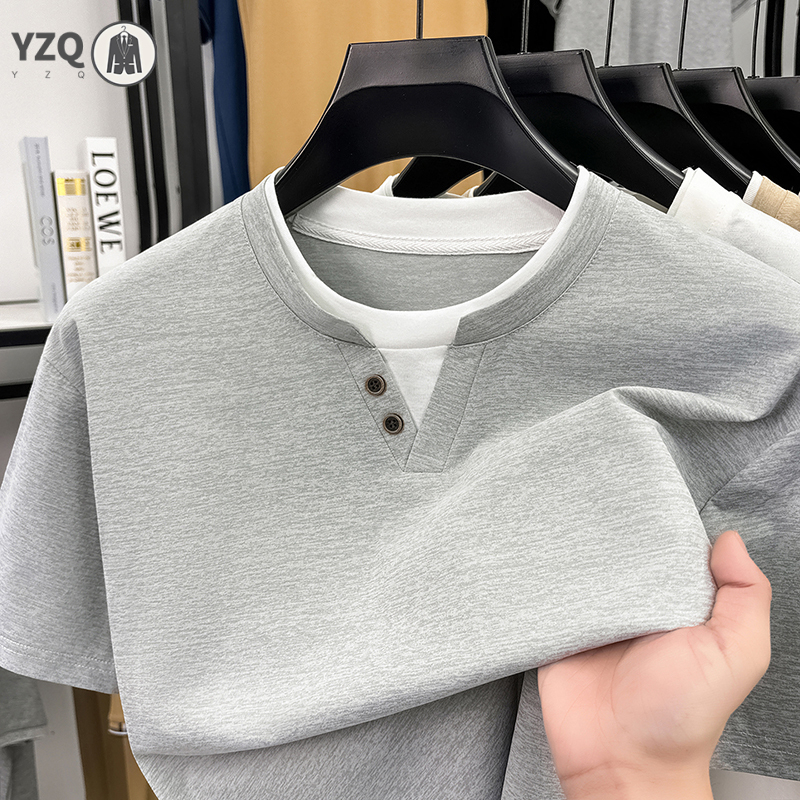 Mens Short Sleeve T Shirt Henl - Summer Clothing For Young Men avis et prix