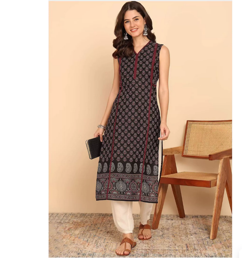Indian ethnic style printed pu - Summer Clothing Pakistan avis et prix