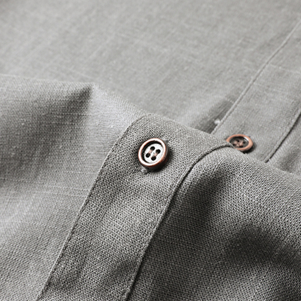 Men's Cotton Linen Tang Suit S - Summer Clothing Linen avis et prix
