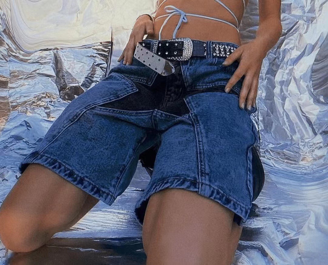 Stars Patchwork Women Short Je - Summer Clothing Vintage avis et prix